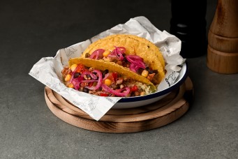 Taco with Pulled Pork Taco with Pulled Pork